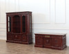 5ft 6” Custom Mahogany Presidential Resolute Office Desk w/ Lion Carving