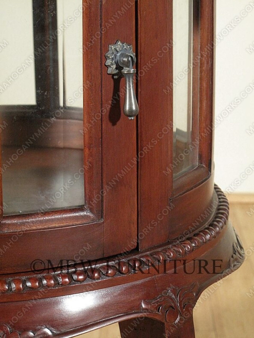 Victorian Round Dumbwaiter Tea Table | Distressed Mahogany