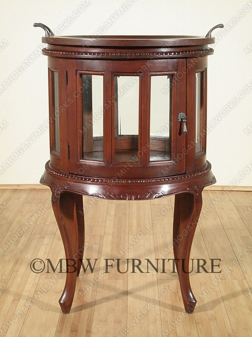 アンティーク　Weir&Sons Dublin&Belfast トレイ・トレー Victorian Round Dumbwaiter Tea Table | Distressed Mahogany
