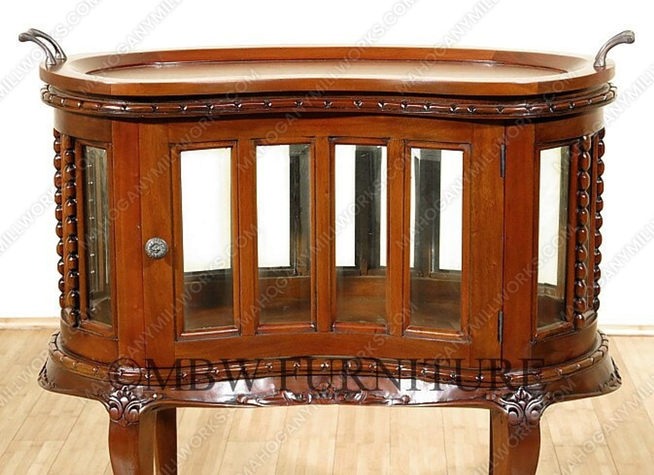 アンティーク　Weir&Sons Dublin&Belfast トレイ・トレー Victorian Kidney Dumbwaiter Table w/Tray