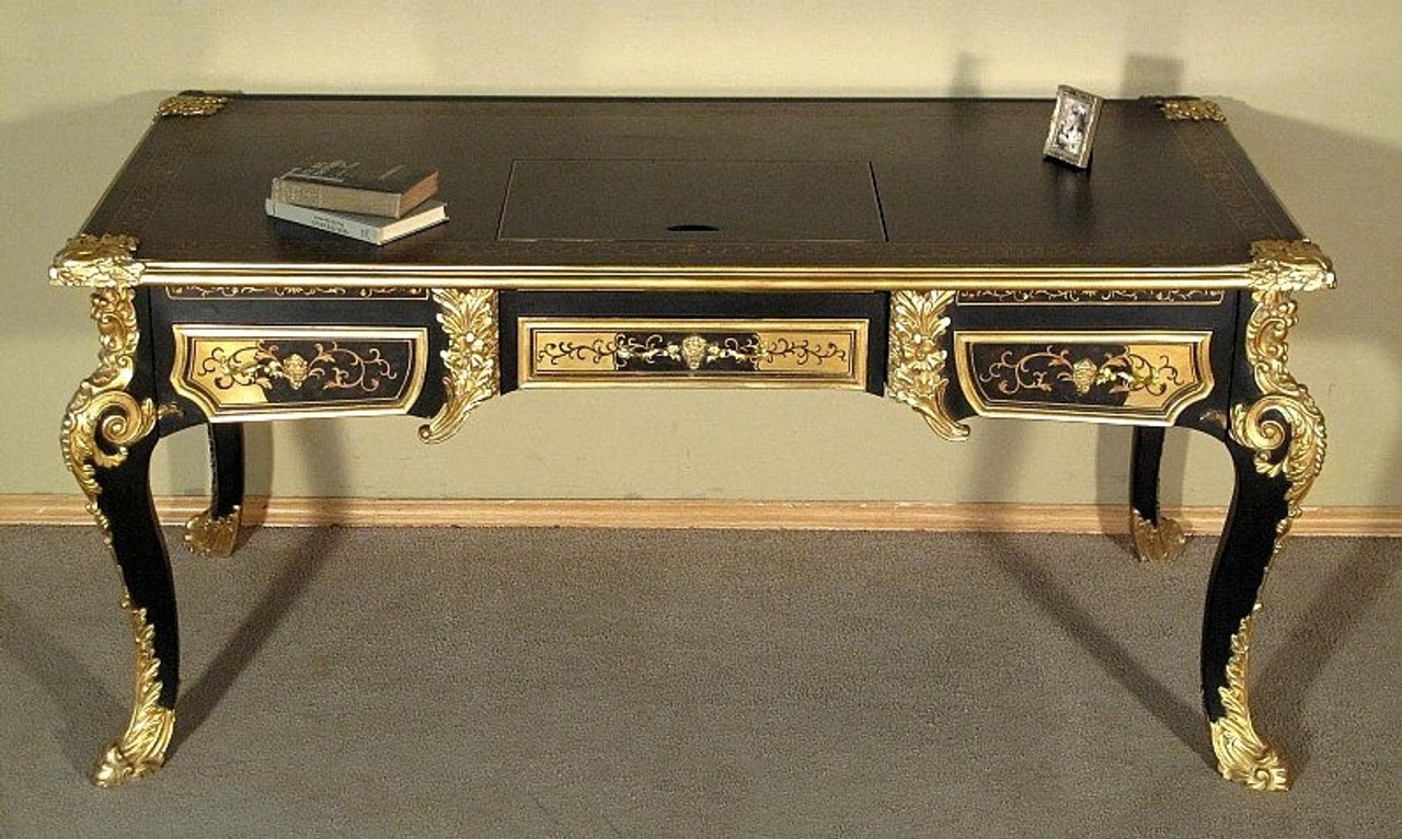 Desk black and gold Clearance