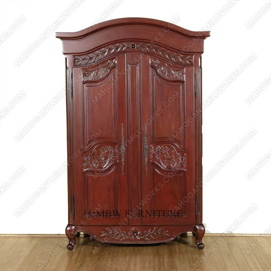 Solid Mahogany French Cabinet Chest