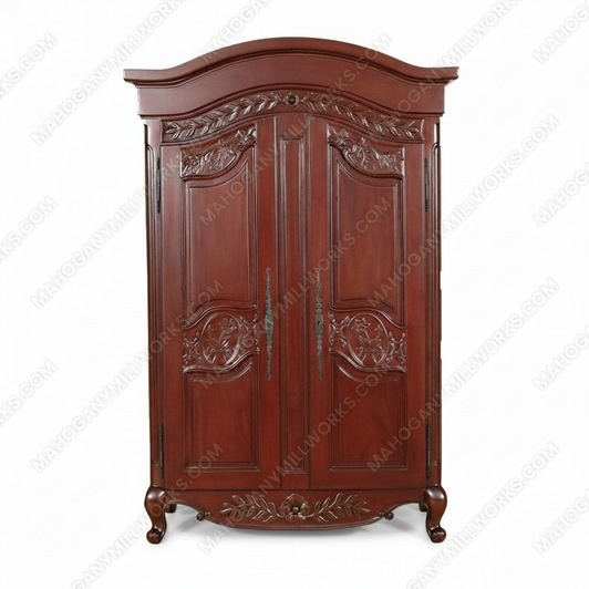 Solid Mahogany French Cabinet Chest
