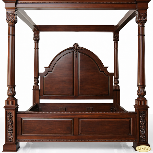 Roman Four Poster Canopy Bed