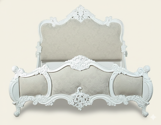 White French Rococo California King Bed