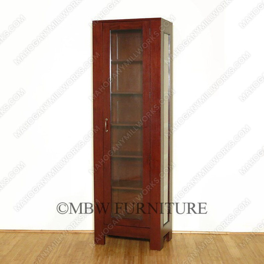 Tall Narrow Teak Bookcase