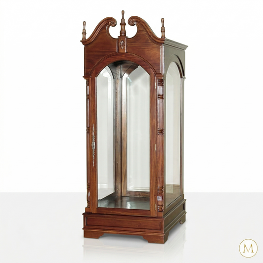 Mahogany Glass Display Cabinet