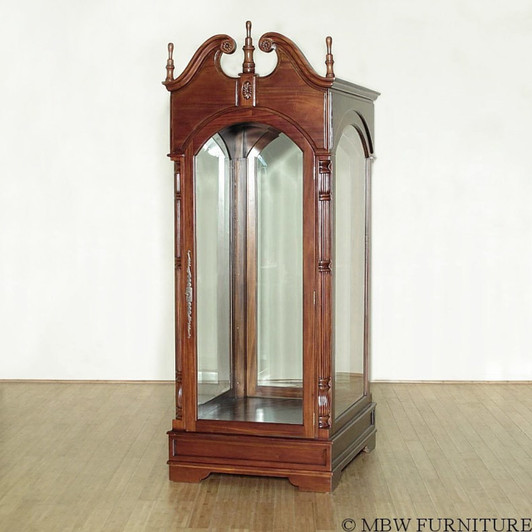 Mahogany Glass Display Cabinet