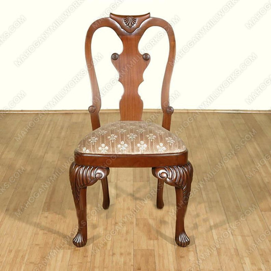 Solid Mahogany Queen Anne Dining Chair
