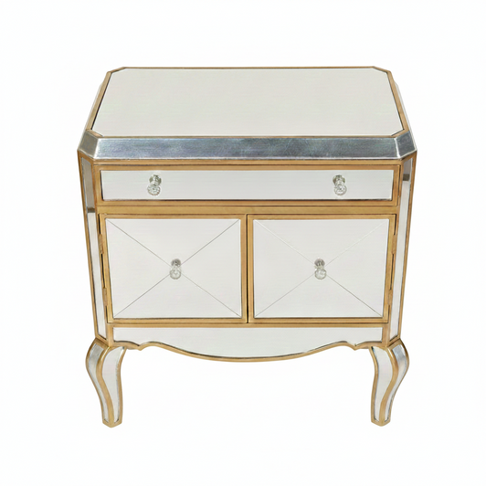 Mirrored Chest Cabinet