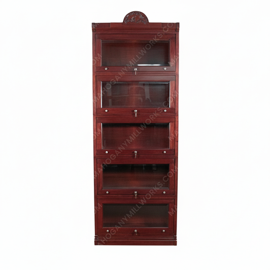 Cherry Stacking Barrister Lawyers Bookcase