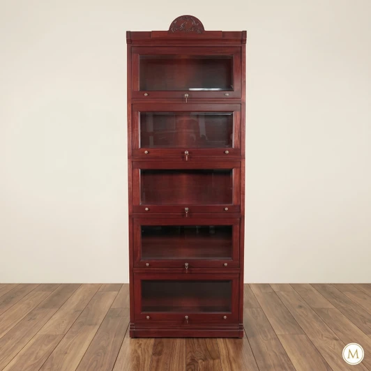 Cherry Stacking Barrister Lawyers Bookcase