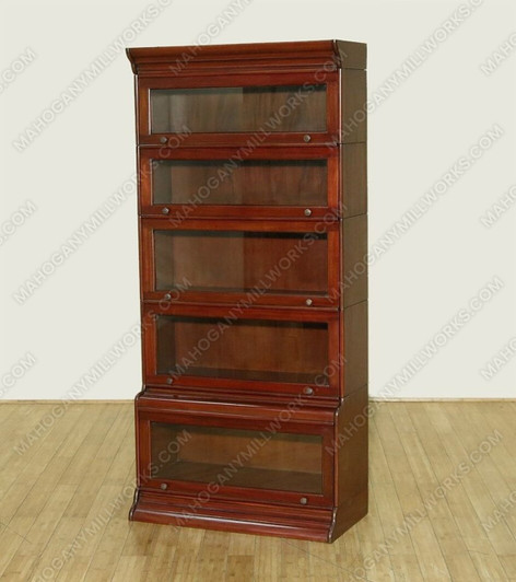 Cherry Stackable Barrister Bookcase