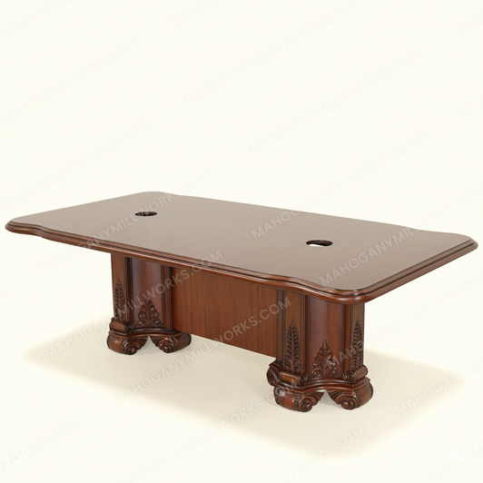 8ft Walnut Executive Conference Room Table