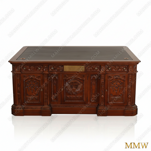 6ft Presidential Oval Office Resolute Desk w/ 25" knee space