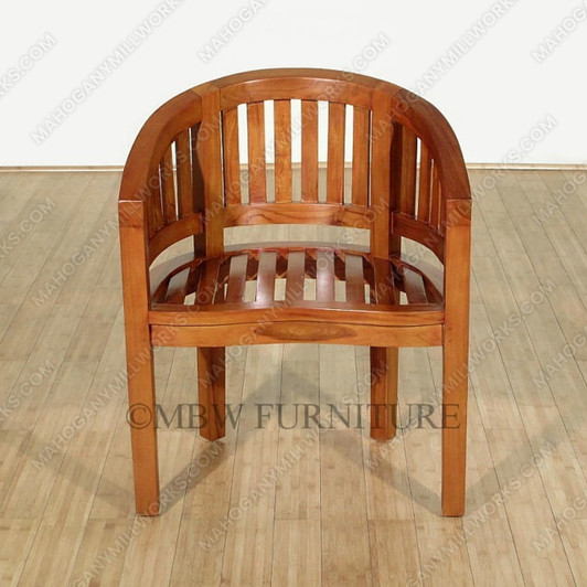 Solid Teak Outdoor Garden Patio Tub Chair