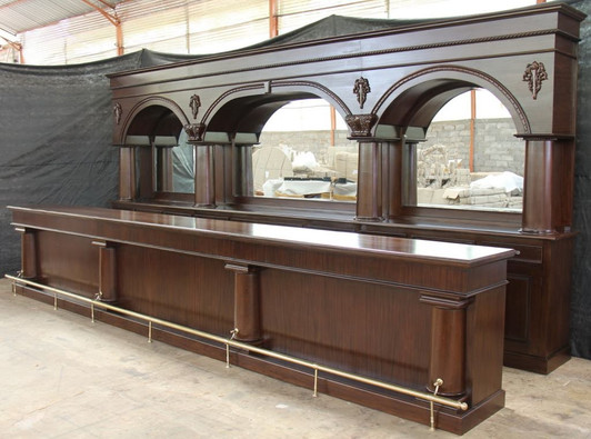 20ft Walnut Brunswick Saloon Bar