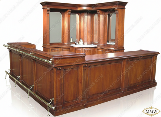 10ft L- Shape Corner Pub Bar