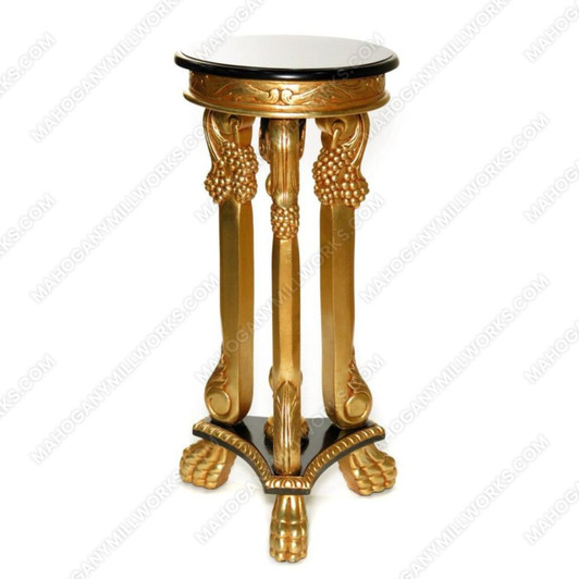 Gold Leaf & Black Plantstand