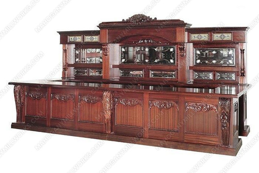 16FT Mahogany Complete Western Saloon Bar Set