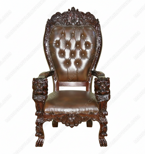 Genuine Leather Church Bishop's Chair