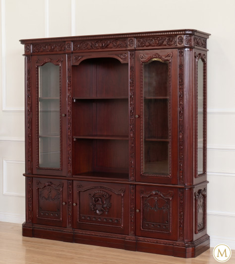 Dark Mahogany Resolute Bookcase