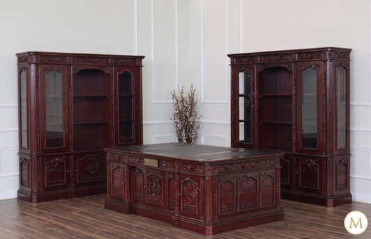 Dark Mahogany Resolute Bookcase