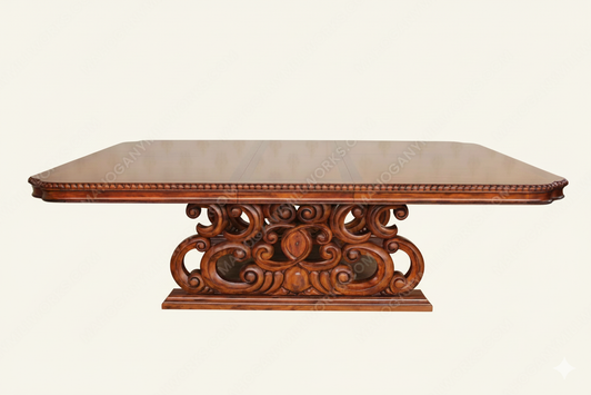 Custom 10ft Jacobean Dining or Conference Table