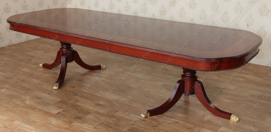 Cherry Traditional Inlay Dining or Conference Table