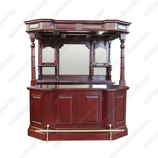 6.5ft Cherry Canopy Home Pub Bar