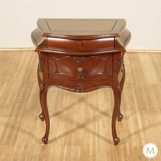 2 Drawer French Bedside
