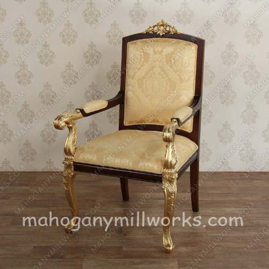 French Empire Dining Arm Chair