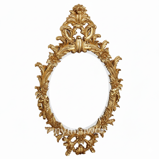 Flower Carved Mirror B