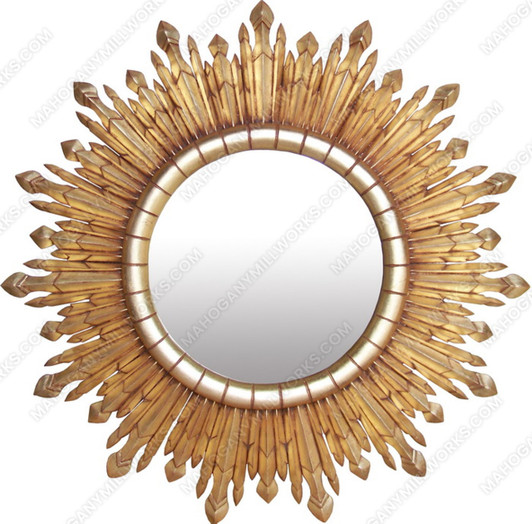 Mahogany Eclipse Mirror