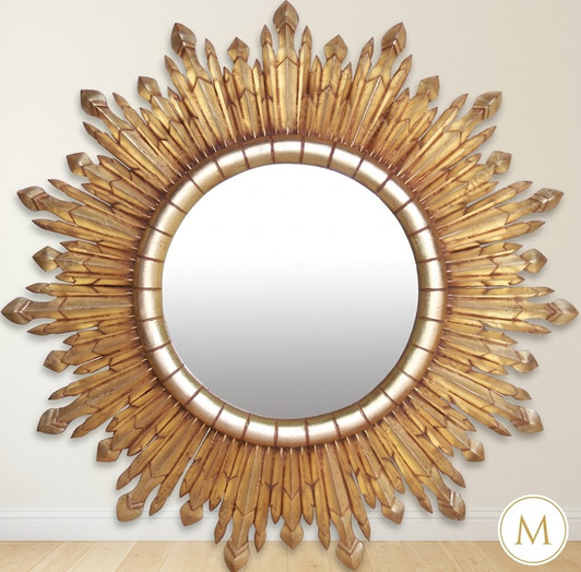 Gold Eclipse Mirror