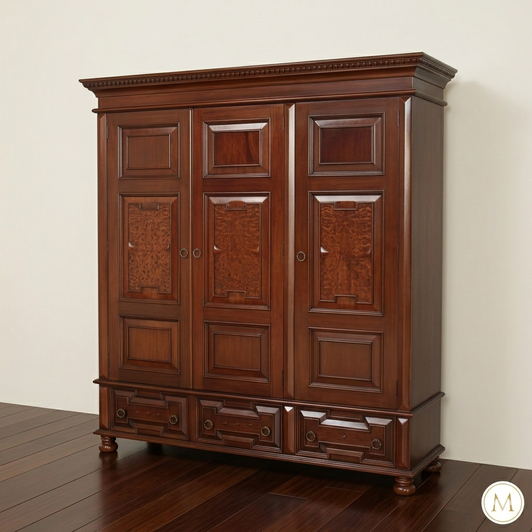Large Casablanca 3-Door Wardrobe
