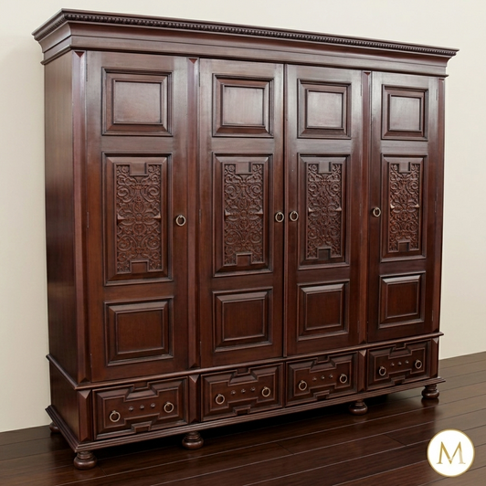 8ft Casablanca 4-Door Wardrobe