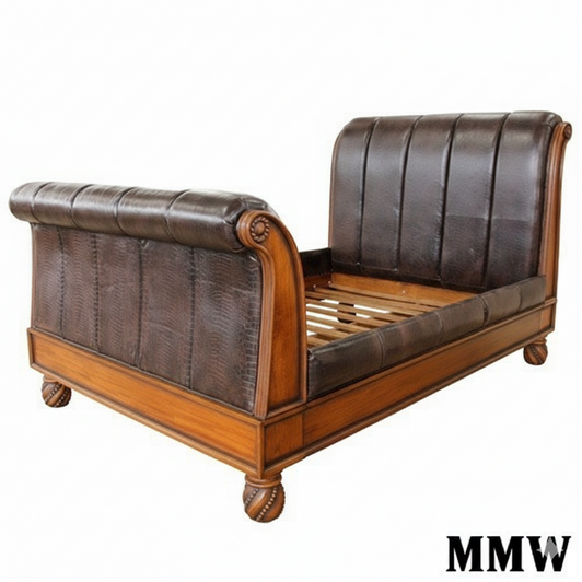 Genuine Leather Salisbury Bed