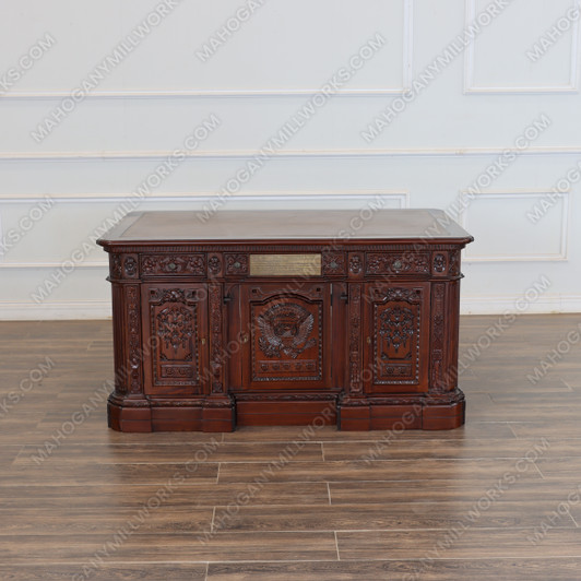 5ft Mahogany Presidential Resolute Office Desk