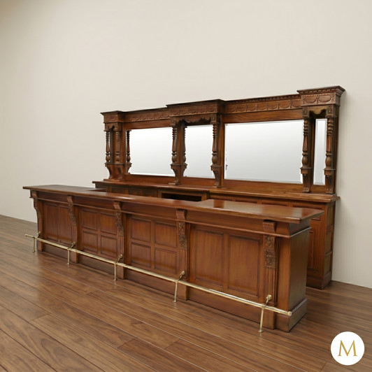 15ft Mahogany Yorkshire  Pub Bar