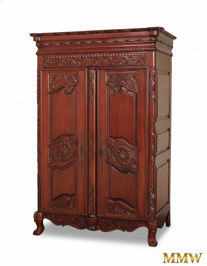 Louis XV Mahogany Armoire