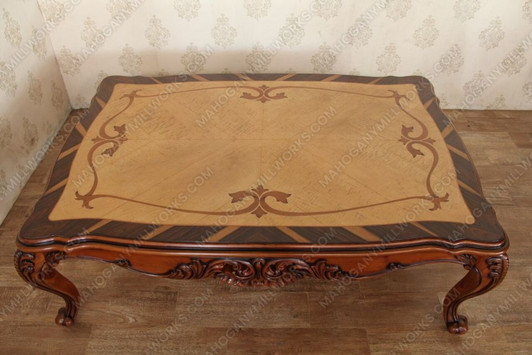 Mahogany Inlay Coffee Table