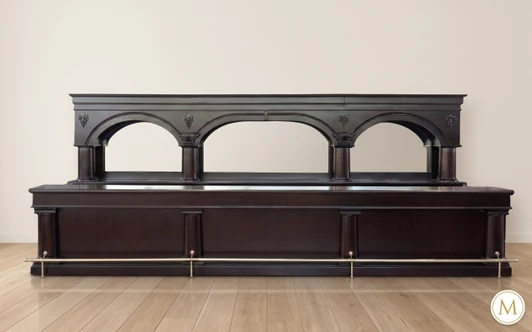 20ft Dark Mahogany Brunswick Saloon Bar