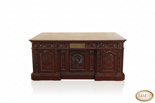 6ft Dark Mahogany Presidential Resolute Desk