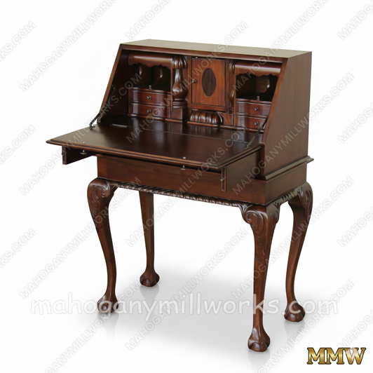 Small Mahogany Chippendale Escritoire