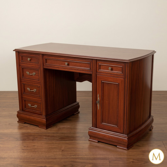 Small Mahogany Home Office Desk