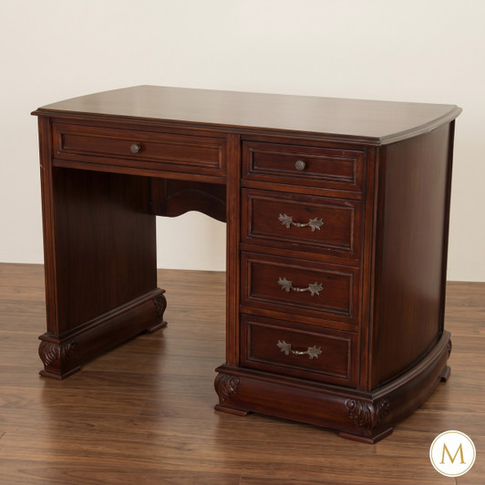 Mahogany Single Pedestal Desk
