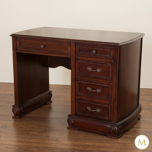 Mahogany Single Pedestal Desk