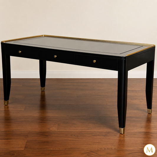 Ebony Writing Table Desk
