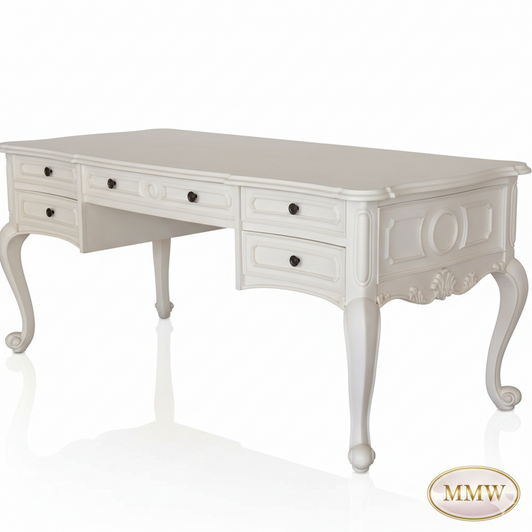 White Louis Phillipe Writing Desk